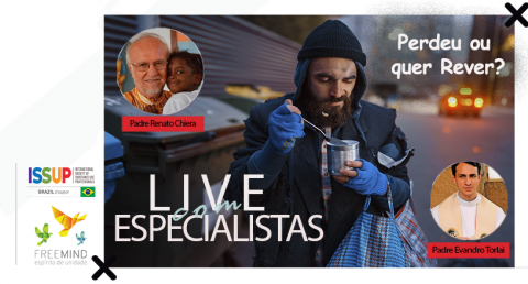 Reja a Live com Especialistas de 05 de maio - Padre Renato Chiera e Padre Evandro Torlai