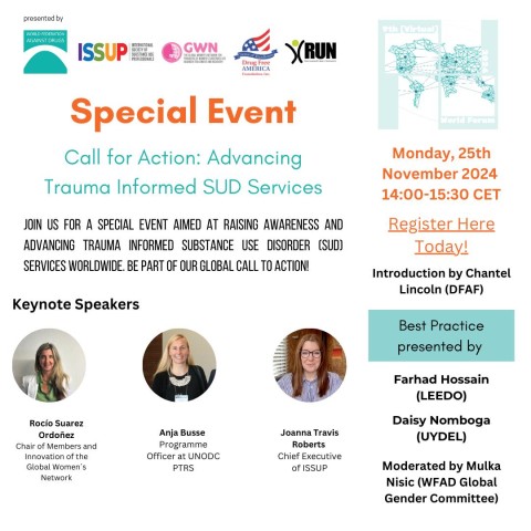 'Global challenges - local solutions’ Webinar III: Orange Day 2024 - Advancing Trauma Informed Services to End Violence Against Women.