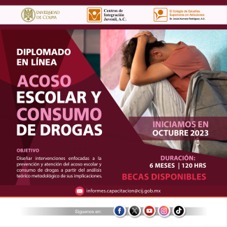 acoso escolar y el consumo de drogas