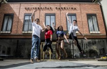 Students at Charles University, Prague